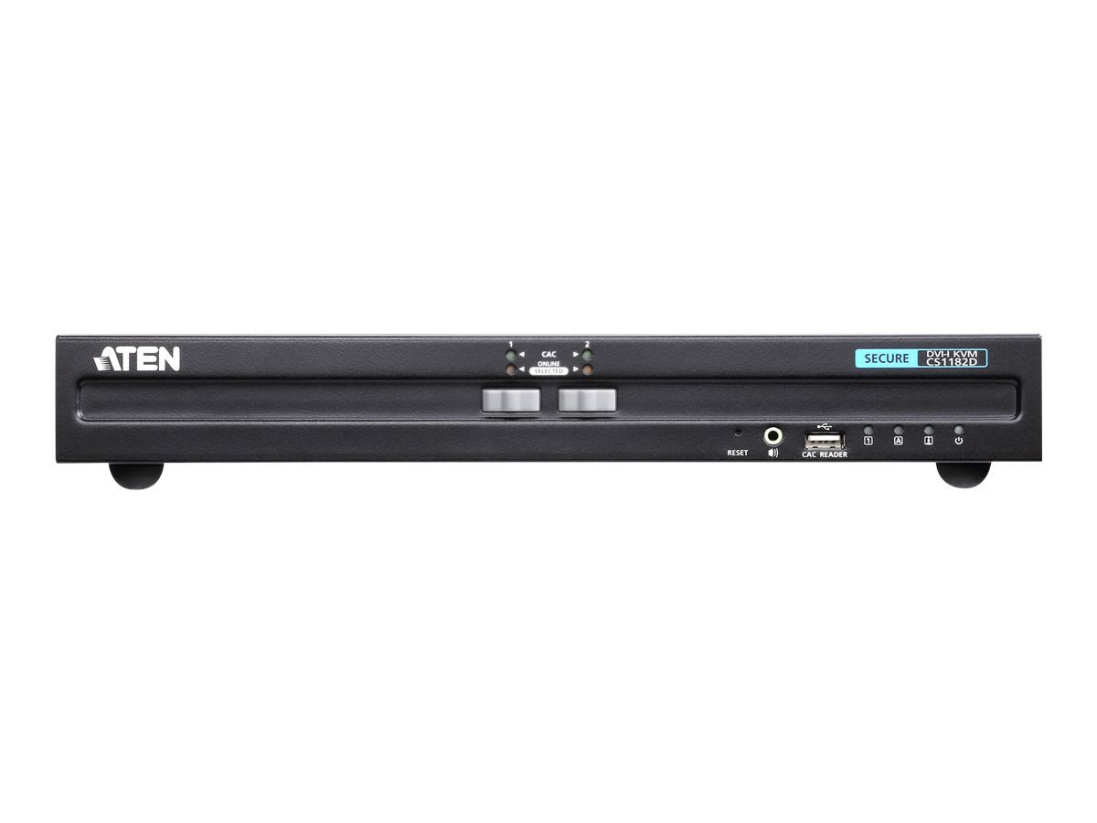 2-Port USB DVI Secure KVM Switch (PSS PP v3.0 Compliant)
