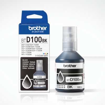 Brother BTD100BK, Ink Bottle, Black