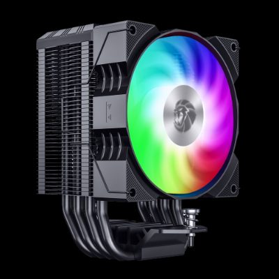 Gamemax CPU Air Cooler, GAMMA 90 DIGITAL BK, Black