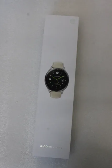 SALE OUT. Xiaomi Watch 2 Titan Gray Case With White Leather Strap | SALE OUT. Xiaomi Watch 2 Titan | Smart watch | GPS (satellite) | AMOLED | 1.43" | Gray | USED, MISSING INNER PACKAGING