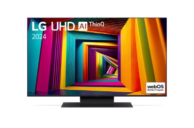 TV Set, LG, 43", 4K/Smart, 3840x2160, Wireless LAN, Bluetooth, webOS, 43UT91003LA