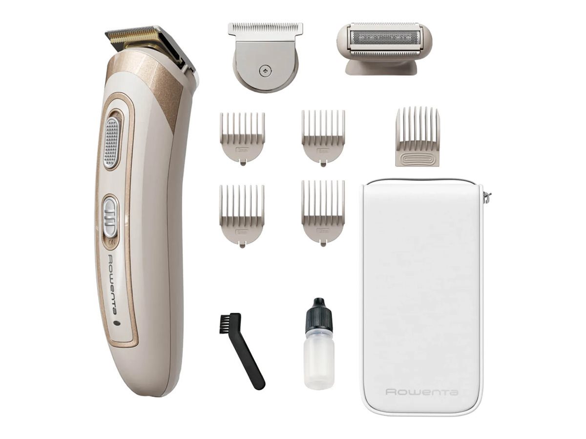 Rowenta Trimmer, TN9154F0, Cordless, Number of length steps 6, Cream