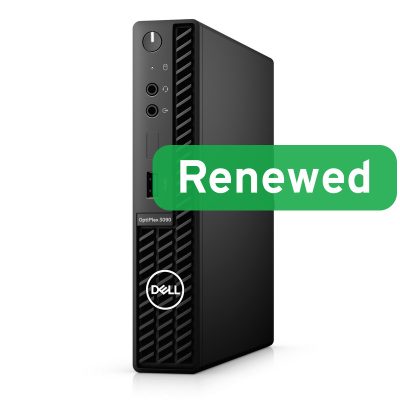 DELL Renewed Grade A, OptiPlex 3090, Intel Core i5, i5‑10500T, 8 GB, NVMe SSD, 256 GB, Intel UHD Graphics, Windows 11 Pro