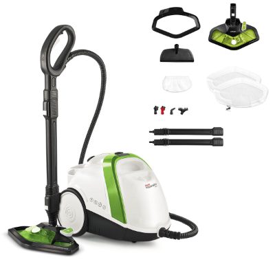 Steam cleaner, PTEU0317 Vaporetto Smart 110 Eco, Power 1500 W, Steam pressure 4 bar, Water tank capacity 2 L, White/Green