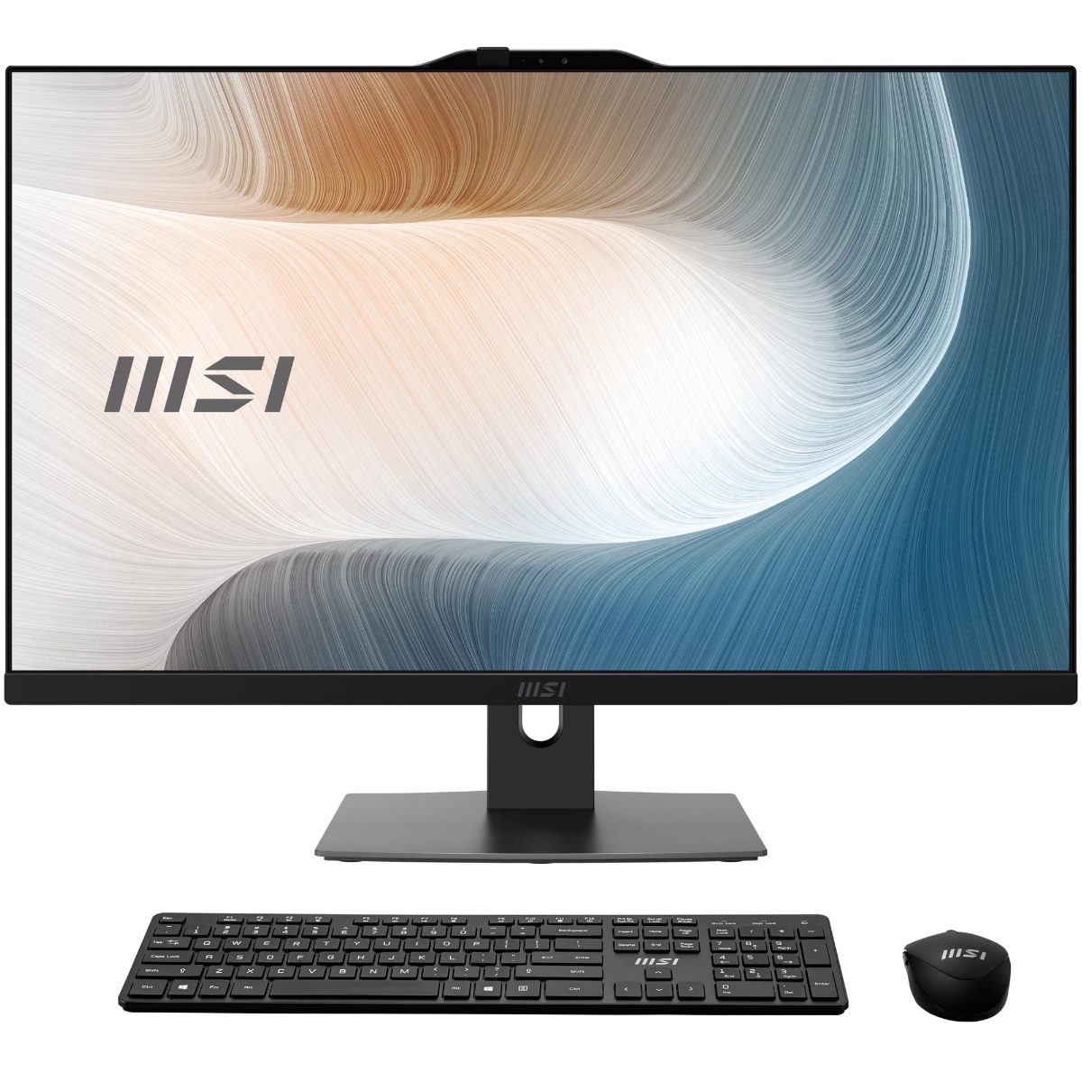 Monoblock PC, MSI, CPU Intel, Intel Core 5, 120U, RAM 16 GB, DDR5-SDRAM, Screen 27 ", 1920 x 1080 pixels, Storage 512 GB, SSDs 512 GB, Not available, On-board graphics Yes, Intel® Graphics, Black, MODERNAM272P1M-1293XEU