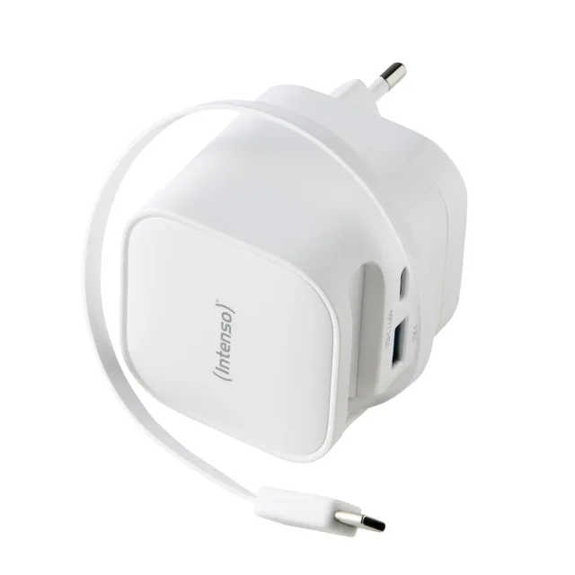POWER ADAPTER 1XUSB-A/1XUSB-C/BLACK 7806522 INTENSO