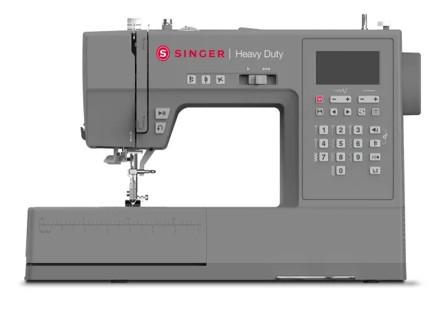 Singer | Computerized Sewing Machine | HD6805C Heavy Duty | Number of stitches 586 | Number of buttonholes 9 | Grey