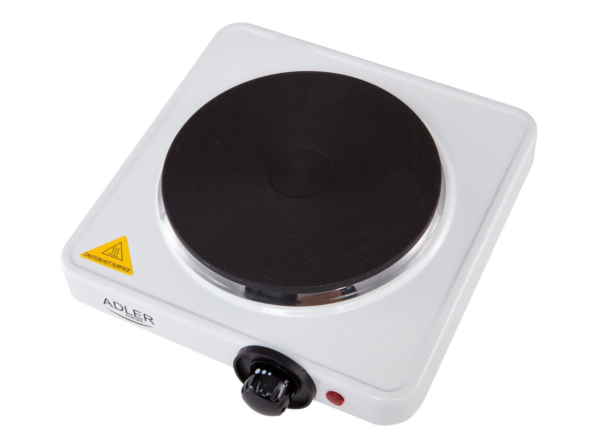 Free standing table hob, AD 6503, Number of burners/cooking zones 1, Electric, White