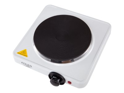Free standing table hob, AD 6503, Number of burners/cooking zones 1, Electric, White
