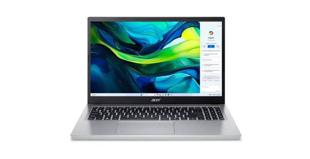 Notebook|ACER|Aspire|Go 15|AG15-32P-373M|CPU Intel Core 3|N355|1900 MHz|15.6"|1920x1080|RAM 16GB|DDR5|SSD 512GB|Integrated|ENG|Windows 11 Home|Pure Silver|1.73 kg|NX.J46EL.003