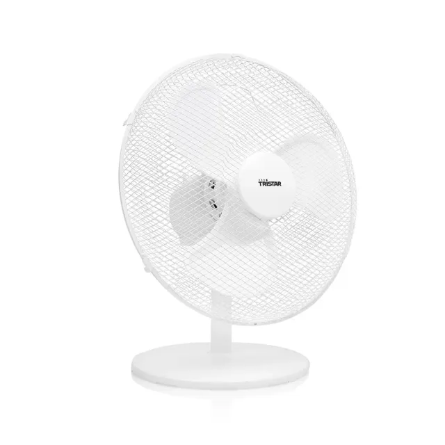 Tristar | Desk fan | VE-5727 | Desk fan | 40 W | Diameter 30 cm | Number of speeds 3 | Oscillation | White
