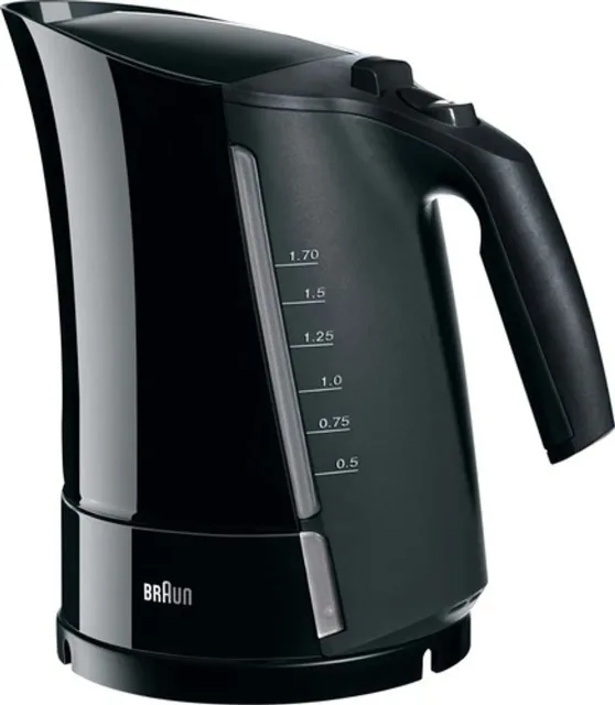 Braun | Kettle | WK 300 | Standard | 2200 W | 1.7 L | Plastic | 360° rotational base | Black