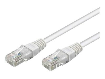 Patch Cable, 68637 CAT 6 U/UTP, PVC AWG 24/7, Cable length: 5 m, White
