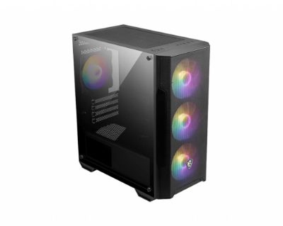 PC Case, MAG FORGE M100A, Black, Micro ATX Tower, ATX