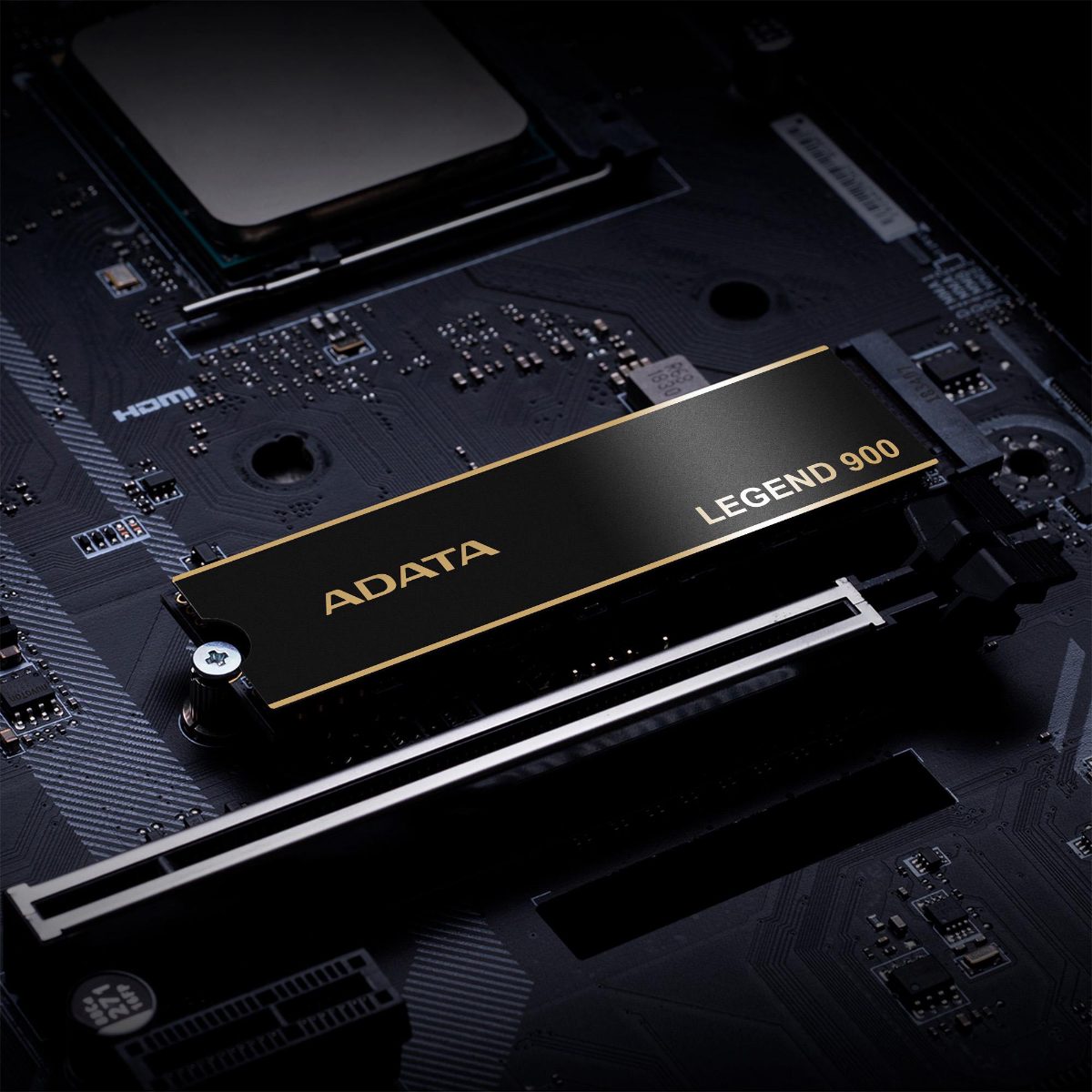 SSD, ADATA, LEGEND 900, 1TB, M.2, PCIe Gen4, NVMe, 3D NAND, Write speed 5400 MBytes/sec, Read speed 7000 MBytes/sec, TBW 1200 TB, MTBF 1500000 hours, SLEG-900-1TCS