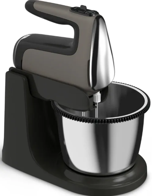 TEFAL | Hand Mixer | Powermix Silence HT654E38 | Hand Mixer | 600 W | Number of speeds 5 | Turbo mode | Dark grey