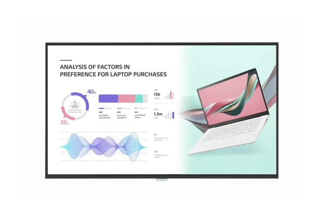LG | 98UH5J-H.AEU | 98 " | Landscape/Portrait | 24/7 | WebOS | 8 ms | 178 ° | 178 ° | 500 cd/m²