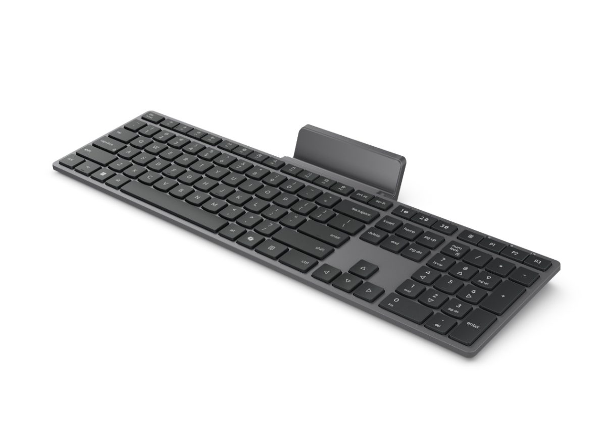 700 Modern Multi-Device, Keyboard, Wireless, Lithuanian, Bluetooth, Luna Grey