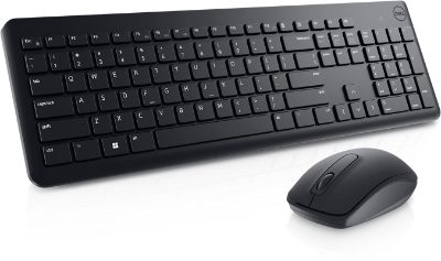 KM3322W, Keyboard and Mouse Set, Wireless, Mouse included, Batteries included, Wireless connection, Lithuanian, Black