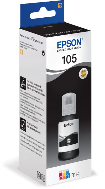 Epson Ecotank, 105, Ink Bottle, Black