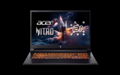 Nitro V 17 AI ANV17-41-R3C8, Obsidian Black, 17.3 ", IPS, FHD, 1920 x 1080 pixels, AMD Ryzen 5, 240, 16 GB, DDR5, Solid-state drive capacity 512 GB, NVIDIA GeForce RTX 5050, GDDR7, 8 GB, Windows 11 Home, 802.11ax, Bluetooth version 5.3, Keyboard language US international, Keyboard backlit, Warranty 24 month(s)