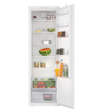 Bosch Refrigerator, KIR815SE0, Energy efficiency class E, Built-in, Larder, Height 177.2 cm, Fridge net capacity 310 L, Freezer net capacity 0 L, 35 dB, White