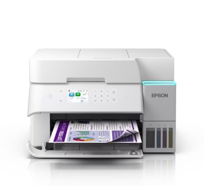 Multifunctional printer, EcoTank L6376, Inkjet, Colour, A4, Wi-Fi, White