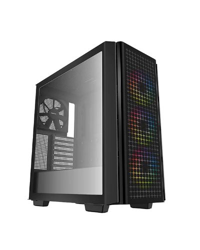 MID TOWER CASE, CG540, Side window, Black, Mid-Tower, ATX PS2