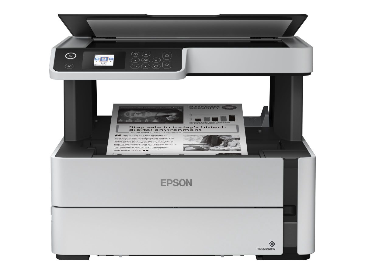 3 in 1 printer, EcoTank M2170, Inkjet, Mono, All-in-one, A4, Wi-Fi, White