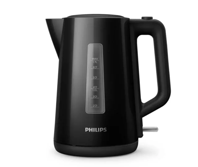 PHILIPS tējkanna 1.7 l, melna