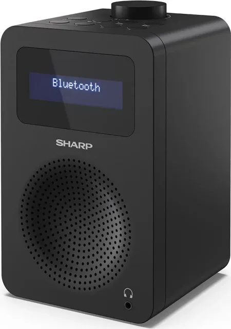 Sharp DR-430(BK) Digital Radio, FM/DAB/DAB+, Bluetooth 5.0, Midnight Black | Sharp | Digital Radio | DR-430(BK) | Bluetooth | Midnight Black