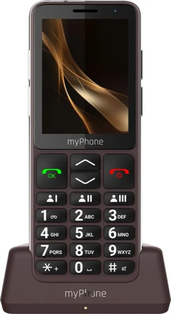 myPhone Bueno LTE Praline Collection | Brown | 2.8 " | IPS | 48 MB | 128 MB | Single SIM | MicroSD | 3G | Bluetooth | Main camera resolution 2 MP | 2000 mAh