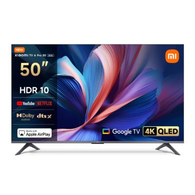 Xiaomi QLED TV A Pro 2026, 50, Smart TV, Google TV, 4K UHD