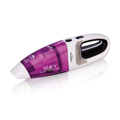 Vacuum cleaner, Verto ETA344290000, Cordless operating, Handheld, 10.8 V, Operating time (max) 15 min, White/Purple