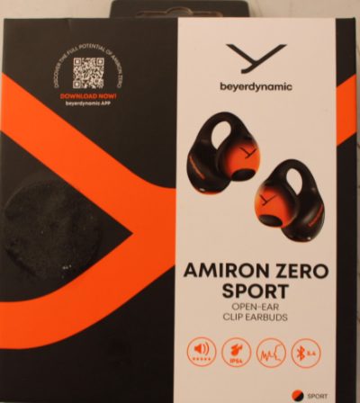 Beyerdynamic Amiron Zero Open TWS clip earbuds with charging case and USB cable, Sport Sample DEMO, Beyerdynamic DEMO, Warranty 24 month(s)