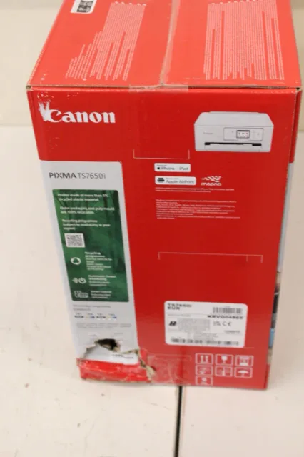 SALE OUT. Canon IJ MFP PIXMA TS7650i | SALE OUT. Canon Multifunctional printer | PIXMA TS7650i | Inkjet | Colour | A4 | Wi-Fi | White | DAMAGED PACKAGING, MARKS ON PRINTER SIDE