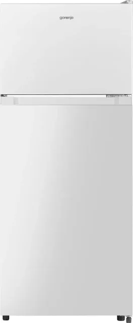 Gorenje | Refrigerator | RF212EPW4 | Energy efficiency class E | Free standing | Double Door | Height 117 cm | Fridge net capacity 96 L | Freezer net capacity 28 L | 36 dB | White