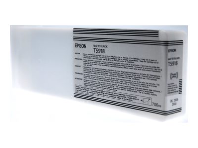 Epson Singlepack Matte Black T59180N, 700ml, Epson Epson, T5918, Epson T5918 - matte black - original - ink cartridge, Ink cartridge, Matte black