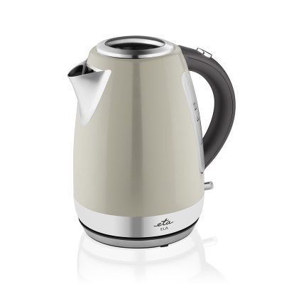 Kettle, ELA ETA859890070, Standard, 2100 W, 1.7 L, Stainless steel, 360° rotational base, Cream