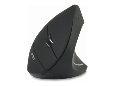 Acer Vertical Ergonomic Mouse, Retail pack, Wireless, 2.4 GHz, Black