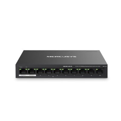 Mercusys 10-Port 10/100Mbps Desktop Switch with 8-Port PoE+, Mercusys
