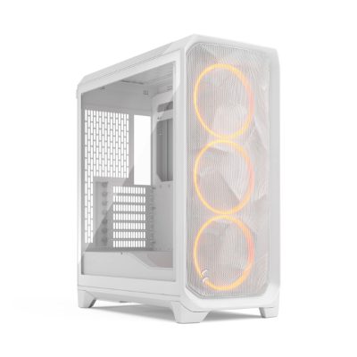 Fractal Design Meshify 3, White RGB TG Clear Tint, Mid-Tower, ATX