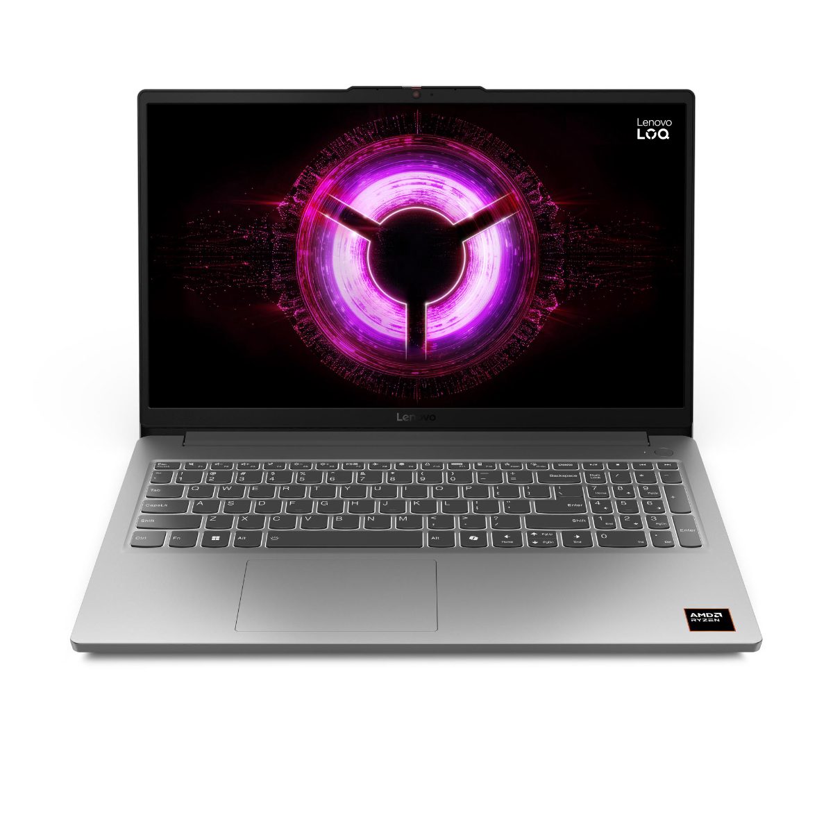 Notebook, LENOVO, LOQ, LOQ 15ARP10E, CPU AMD RyzenT 5, 7535HS, 3.3 GHz, 15.6 ", 1920 x 1080 pixels, RAM 16 GB, DDR5-SDRAM, SSD 1000 GB, Discrete graphics NVIDIA GeForce RTX 3050, 6 GB, On-board graphics Yes, Numeric keypad Yes, Keyboard language English, Colour Grey, Weight 1.8 kg, 4800 MHz, 83S0002ERM