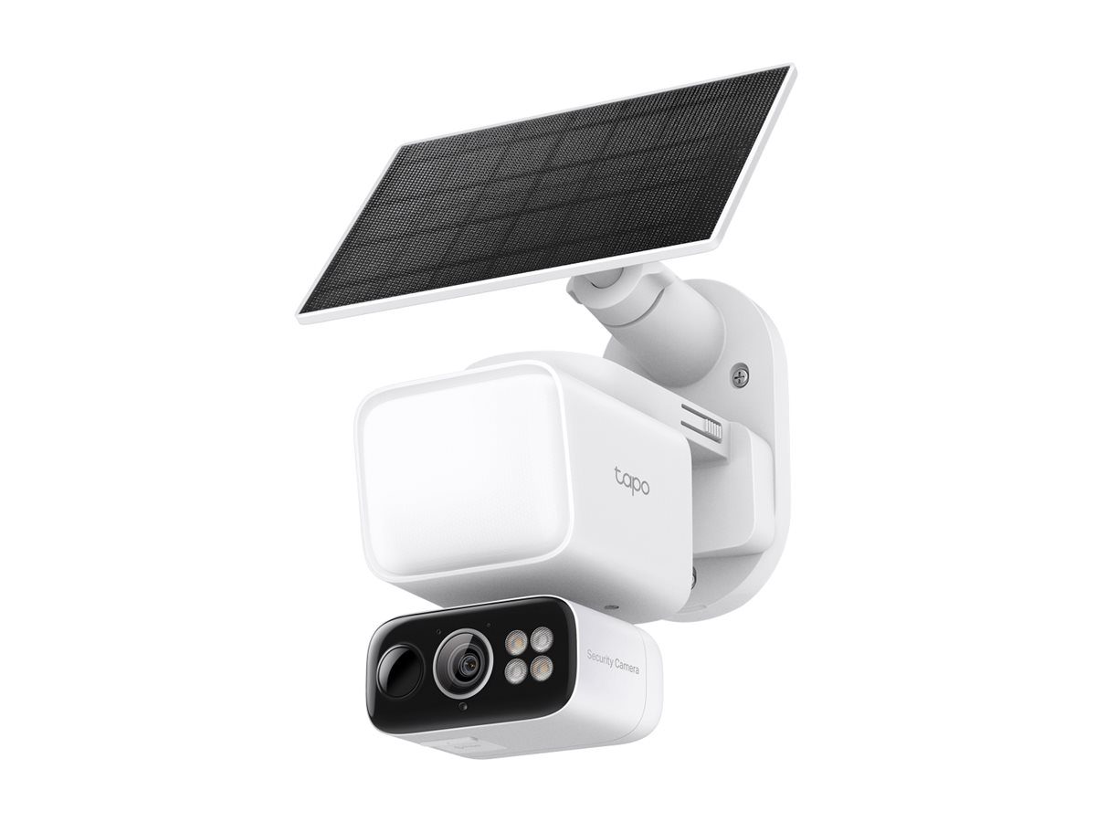 Tapo C615F KIT, Solar-Powered Floodlight Pan/Tilt Security Camera Kit, 3 MP, F/1.6, H.264, MicroSD Card Up to 512 GB