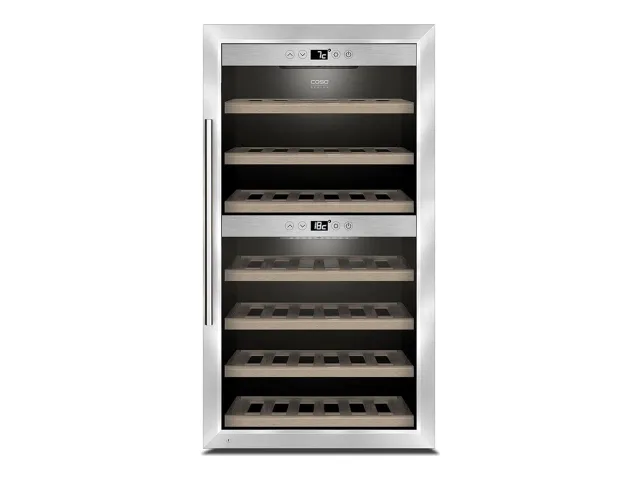 Caso | Wine cooler | WineComfort 660 Smart | Energy efficiency class G | Free standing | Bottles capacity 66 | Stainless steel/Black
