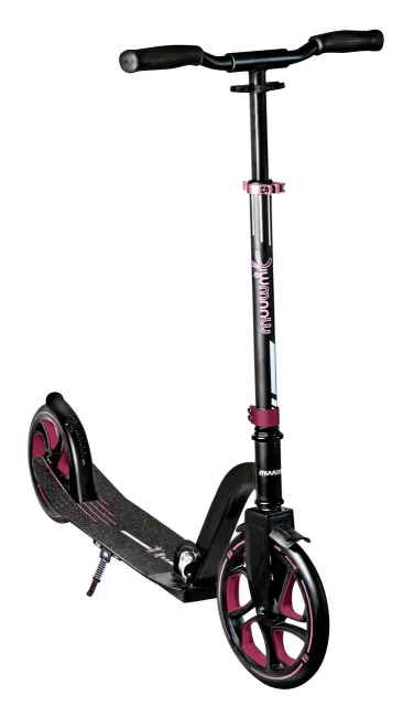 MUUWMI Aluminium Scooter PRO skrejritenis 250/215 mm, sarkans