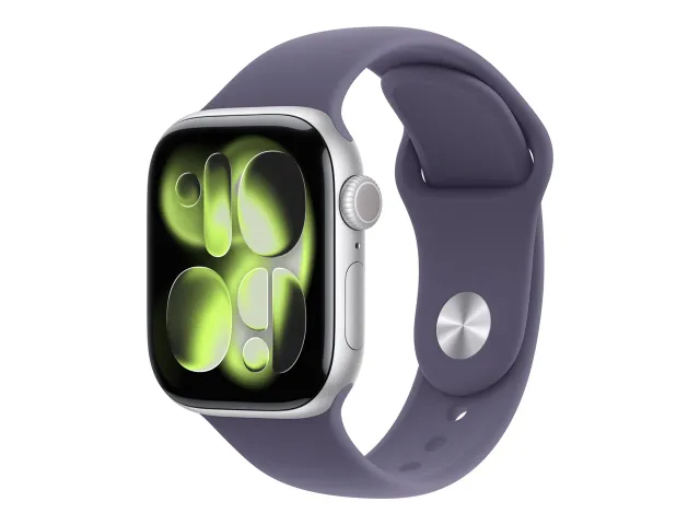 Apple Watch Series 11 GPS + Cellular 42mm Space Grey Aluminium Case with Black Sport Band - S/M | Apple