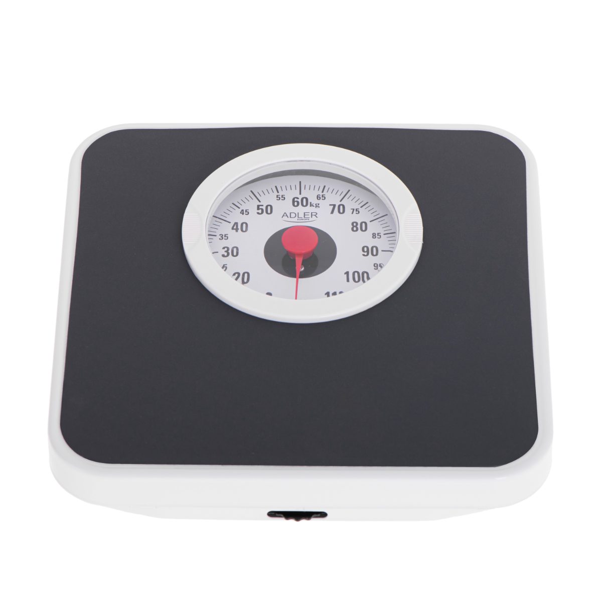 Mechanical Bathroom Scale, AD 8178, Maximum weight (capacity) 120 kg, Accuracy 1000 g, Black