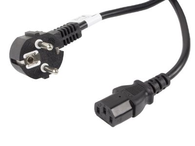 CEE 7/7 to IEC 320 C13 Power Cord, CA-C13C-11CC-0100-BK