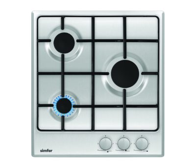 Hob, H4.300.VGRIM, Gas, Number of burners/cooking zones 3, Rotary knobs, Stainless steel
